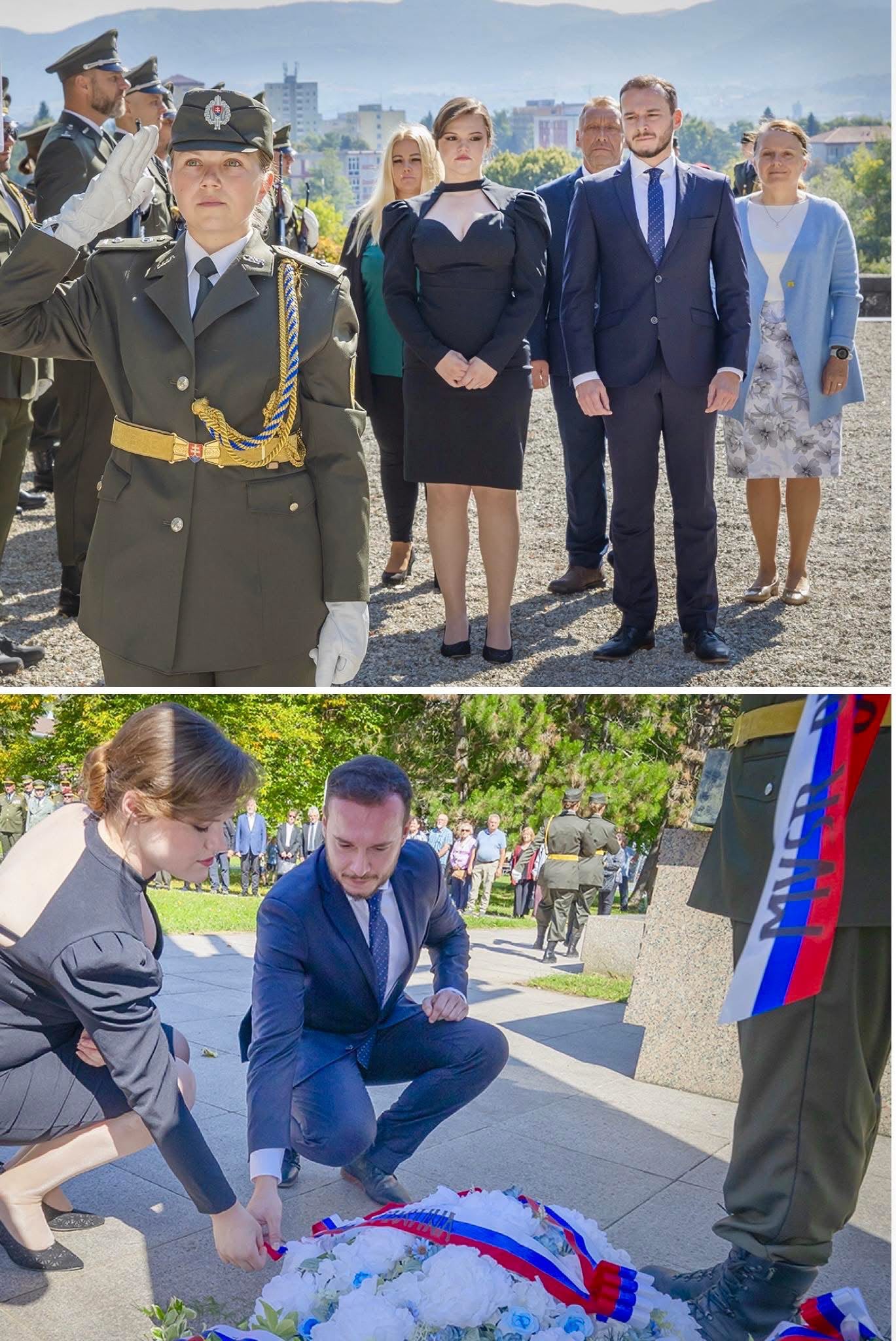 Milan Ftorek počas pietneho ceremoniálu